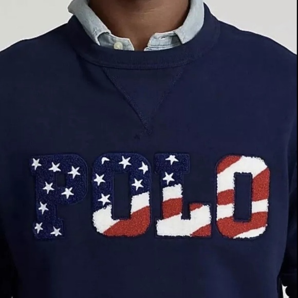 Polo Ralph Lauren Americana Crewneck Sweatshirt - Picture 2 of 10